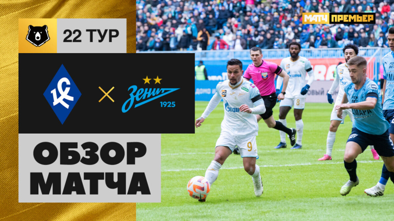 Крылья Советов &mdash; Зенит. Голы и лучшие моменты